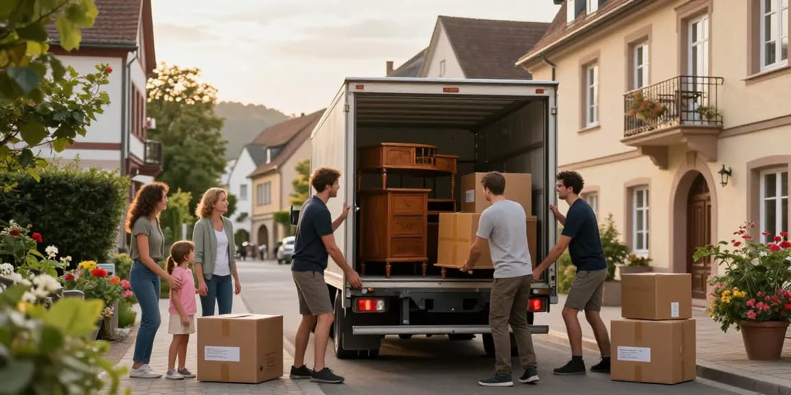 Umzugsunternehmen Schwetzingen sorgt für einen reibungslosen Umzug mit professionellem Personal.