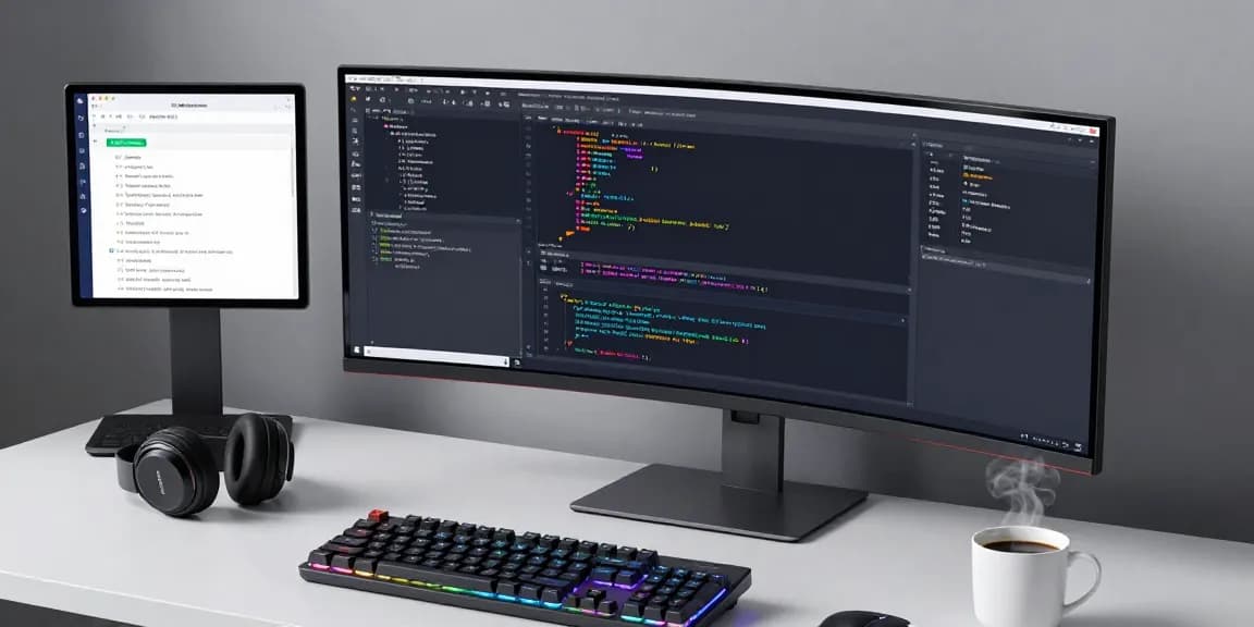 gi8 software development workspace with coding tools and collaboration technology