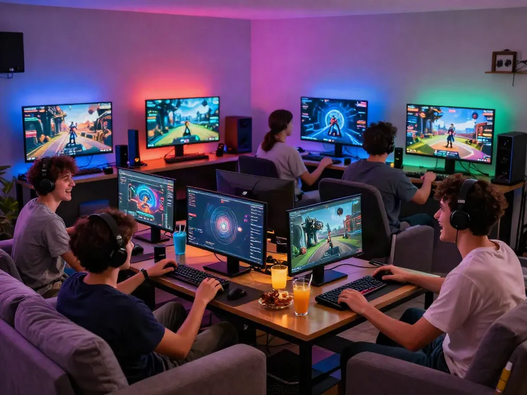 Engaging gaming environment at https://rokok88togel.com, with players discussing patterns and strategies.