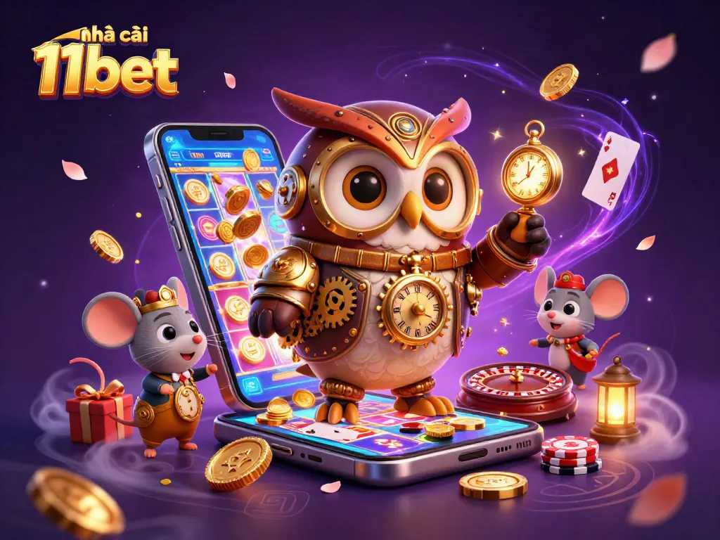 Experience thrilling moments at nhà cái 11bet with immersive 3D casino elements and vibrant game displays.