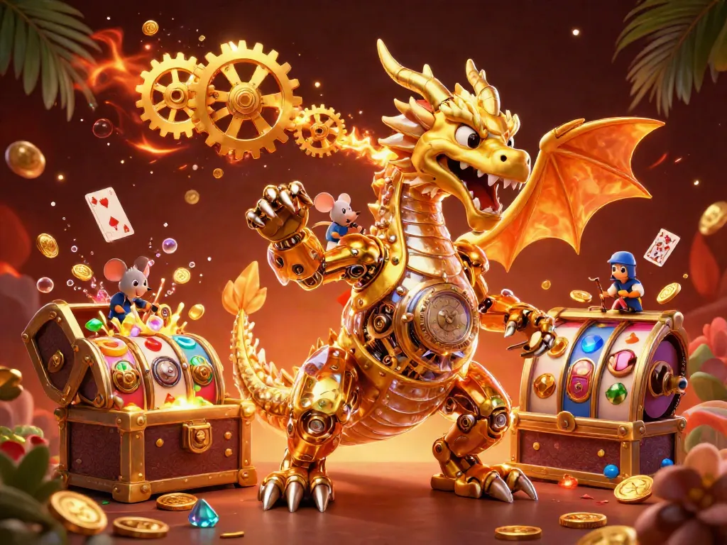 Experience thrilling gameplay at lc88comm with a vibrant dragon and exciting slot elements!