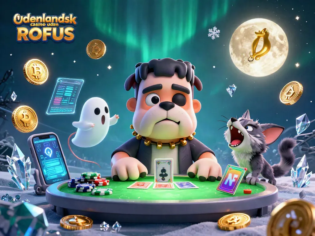 Engage with udenlandsk casino uden ROFUS through a thrilling cartoon scene featuring unique monster characters.