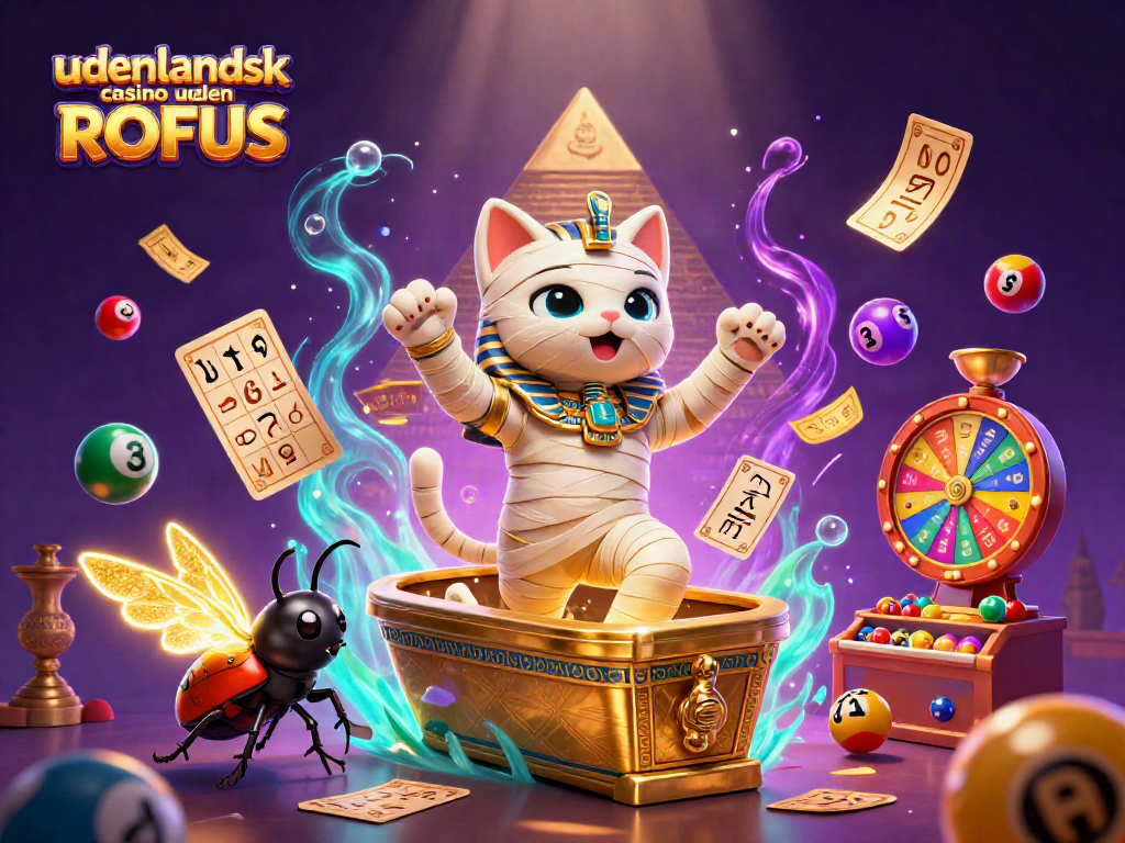Engage with udenlandsk casino uden ROFUS through vibrant gameplay featuring unique characters and casino elements.
