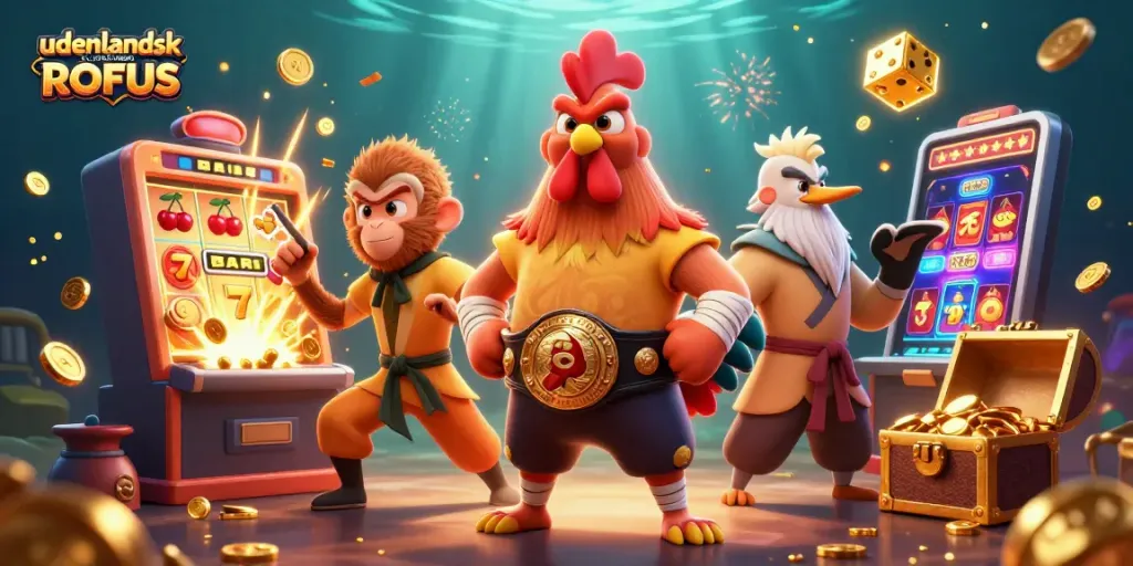 Engage in thrilling gameplay at udenlandsk casino uden ROFUS featuring vibrant characters and exciting elements.