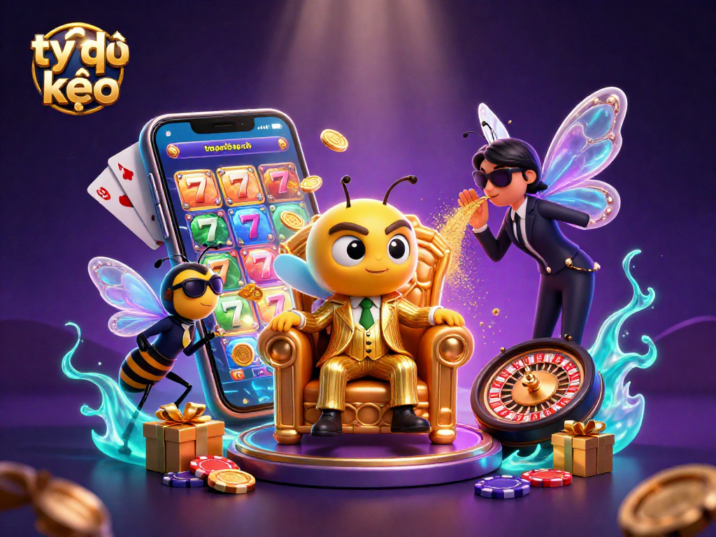 Engage with tỷ lệ kèo through an exciting 3D casino atmosphere featuring a bumblebee mob boss.