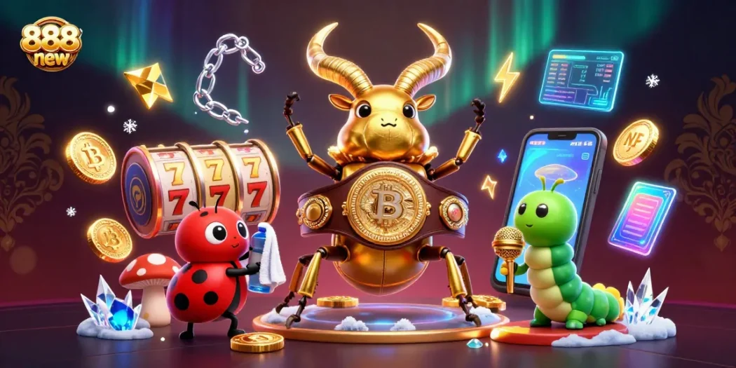 Experience thrilling gameplay at 888new, featuring immersive slots, dynamic characters, and neon graphics.