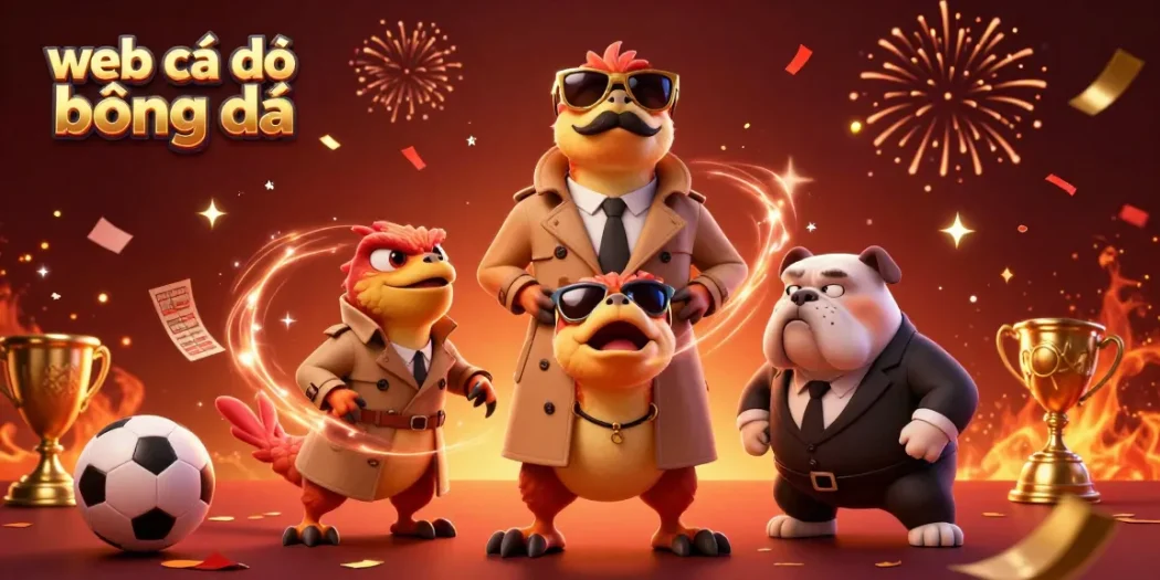 Place bets like a pro at web cá độ bóng đá with raptors and a bulldog ready for action!